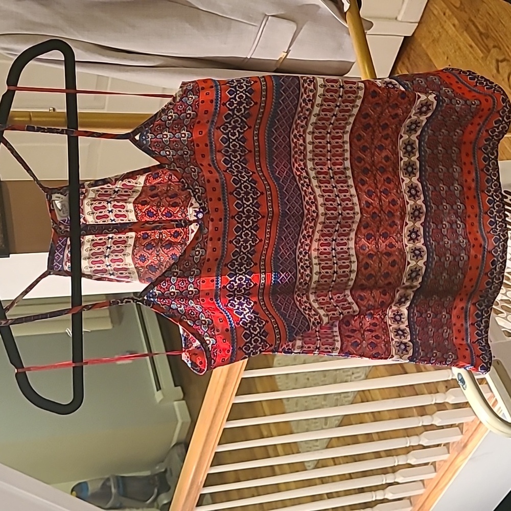 Anthropologie paper crane flowy tank top